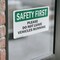 Signmission Please Do Not Leave Vehicles Running OSHA Safety First Sign, Vinyl Decal, 10in W x 7in L, 2PK OS-2PACK-SF-D-710-L-10846 - alternate 3